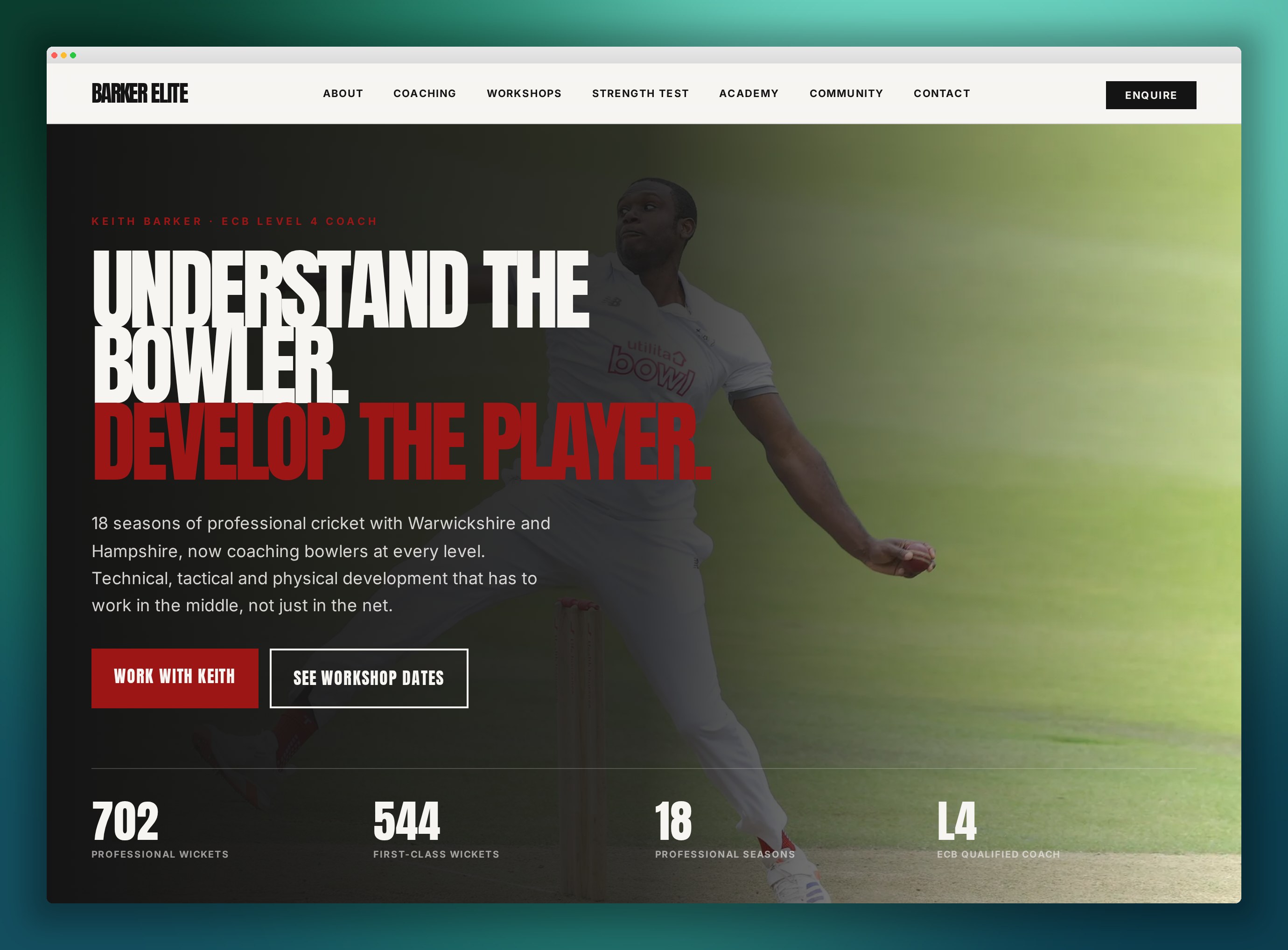 Barker Elite website built by Atlas MKT